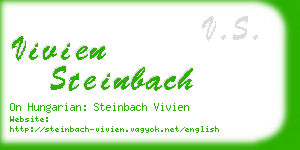 vivien steinbach business card